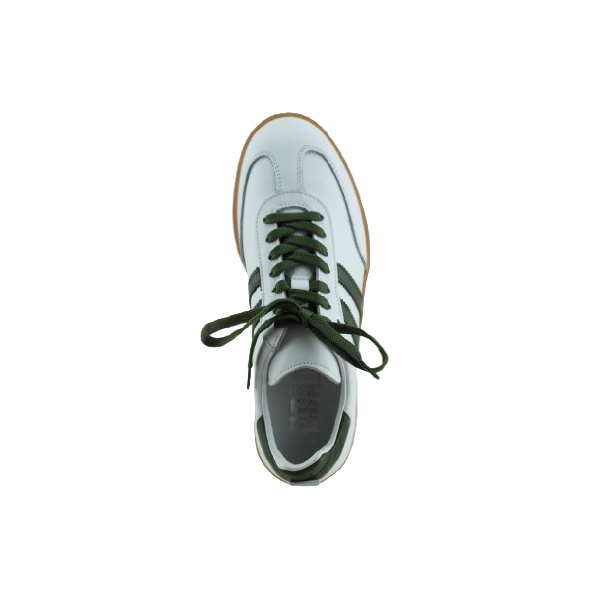 Road Footwear Γυναικεία Sneakers Δέρμα 25510 Λευκό Πράσινο