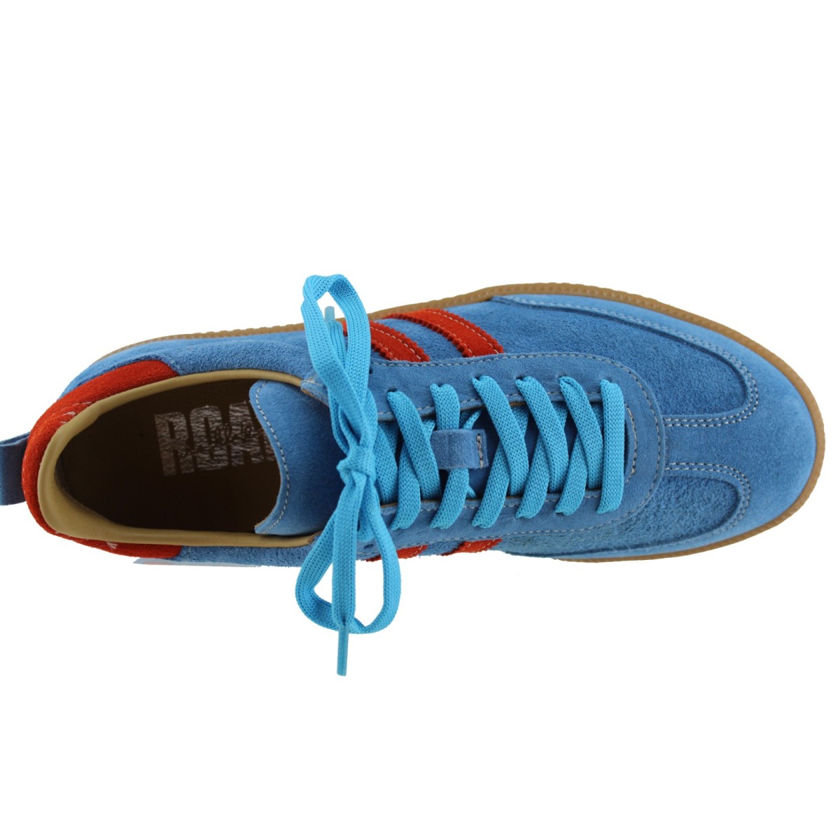 Road Footwear Γυναικεία Sneakers Δέρμα 25510 Σιελ Πορτοκαλί