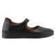 Road Shoes Γυναικείες Μπαρέτες Δέρμα 1608NH  Μαύρο