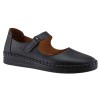 Road Shoes Γυναικείες Μπαρέτες Δέρμα 1608NH  Μαύρο