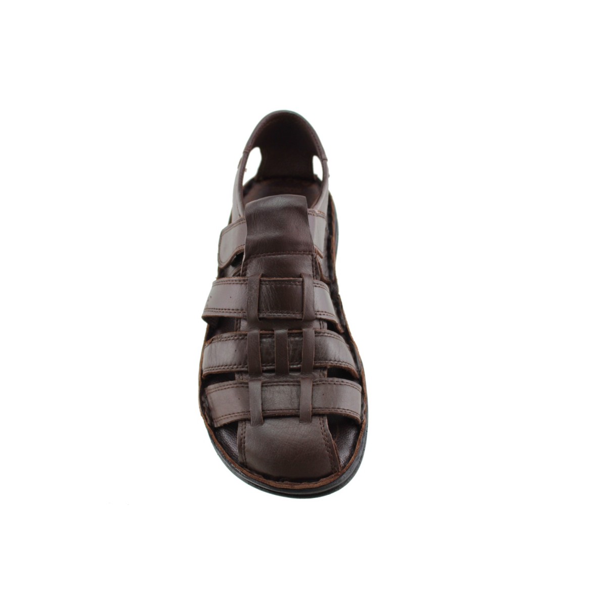 Road Footwear Ανδρικά Πέδιλα Δέρμα H16 Καφέ