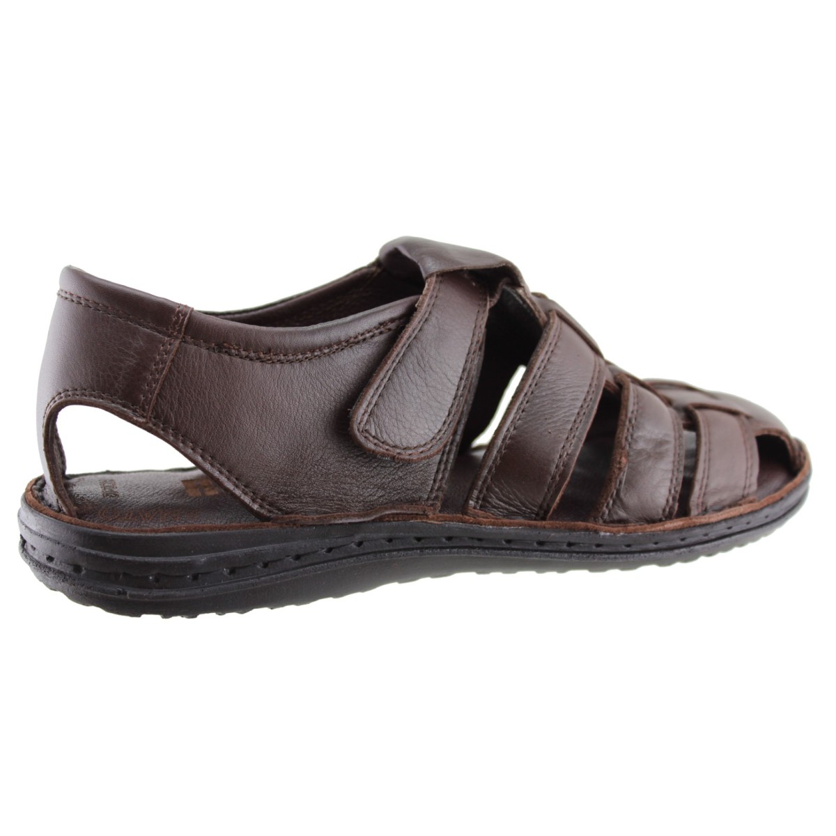 Road Footwear Ανδρικά Πέδιλα Δέρμα H16 Καφέ