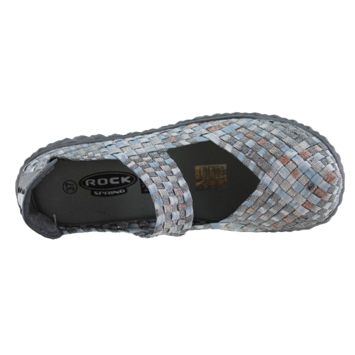 ROCK SPRING Γυναικεία Sneakers 906-26005 Γκρι Ασημί