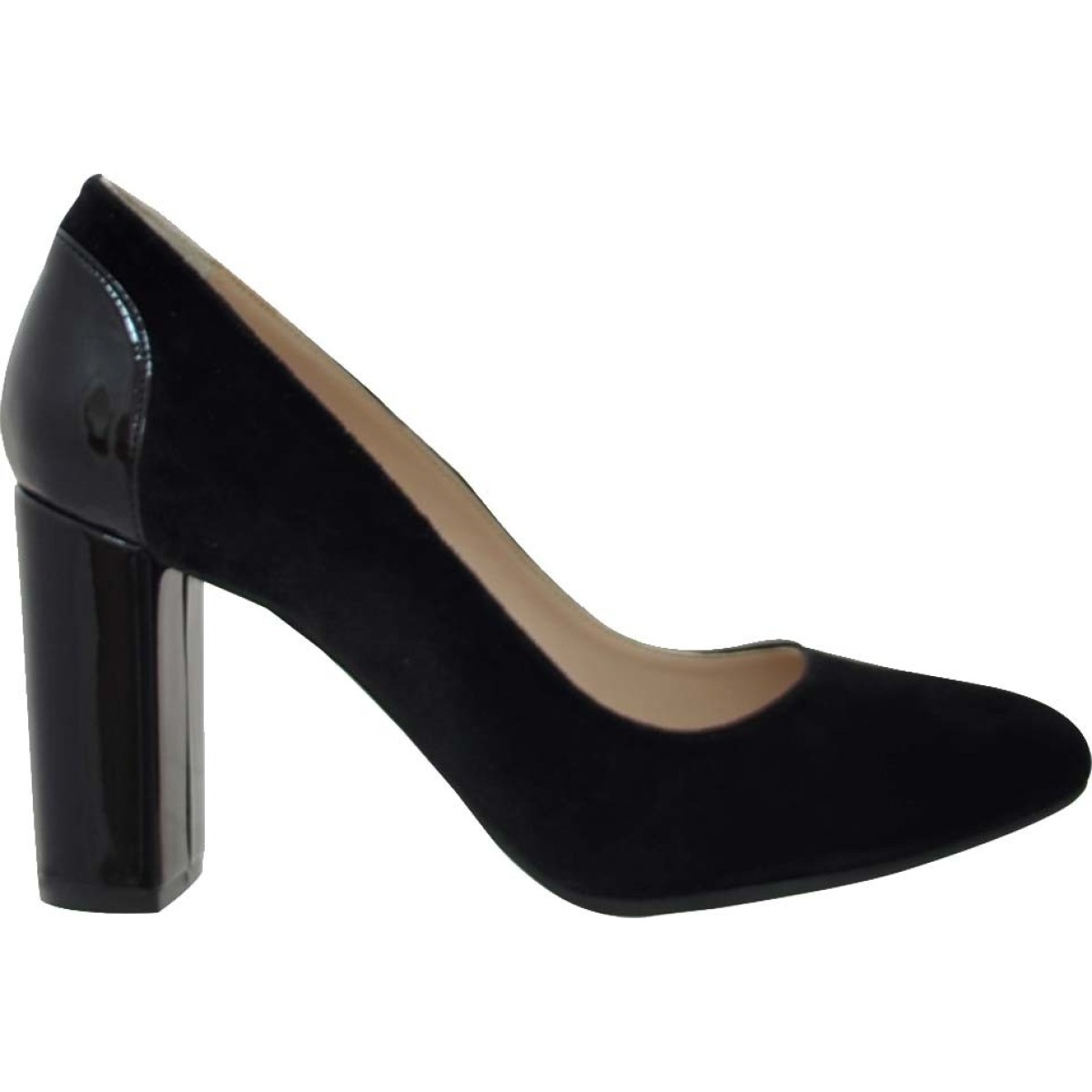 S.Piero Γυναικείες Γόβες 85/1146 Μαύρο Suede