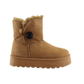 Sabino Shoes Γυναικεία Μποτάκια Γ-HY21563 Κάμελ