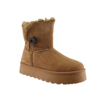 Sabino Shoes Γυναικεία Μποτάκια Γ-HY21563 Κάμελ