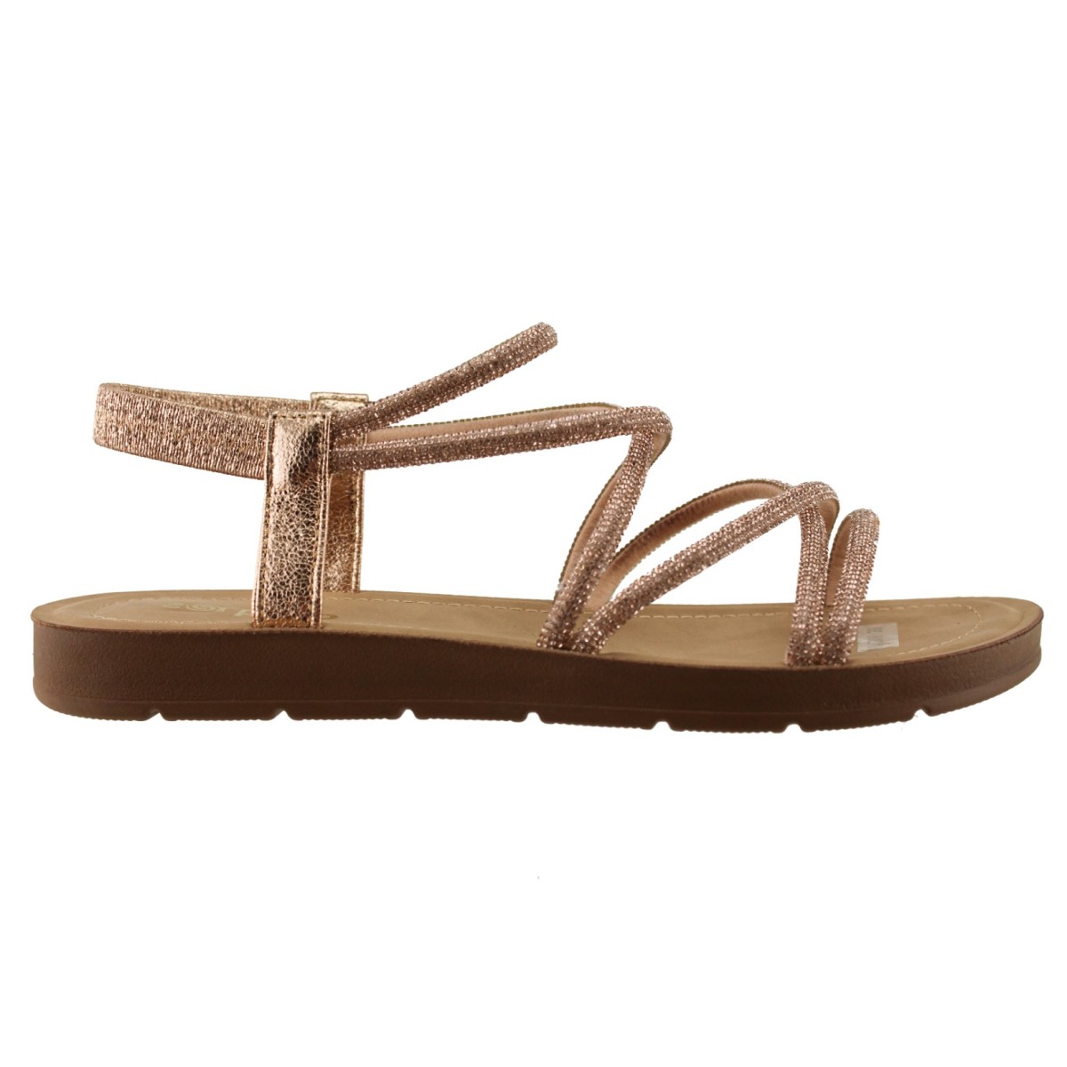 Sabino Shoes Γυναικεία Πέδιλα Γ-668-Z308 Χαλκός