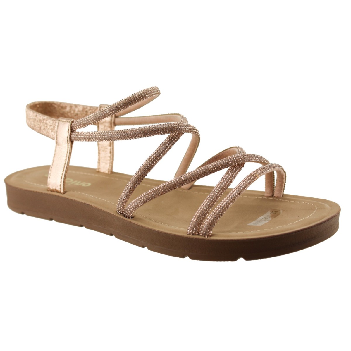 Sabino Shoes Γυναικεία Πέδιλα Γ-668-Z308 Χαλκός