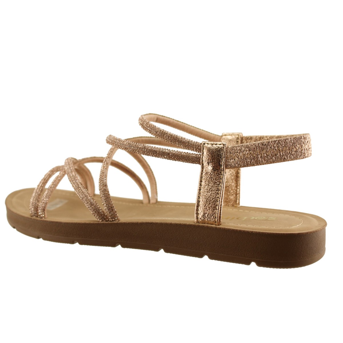 Sabino Shoes Γυναικεία Πέδιλα Γ-668-Z308 Χαλκός