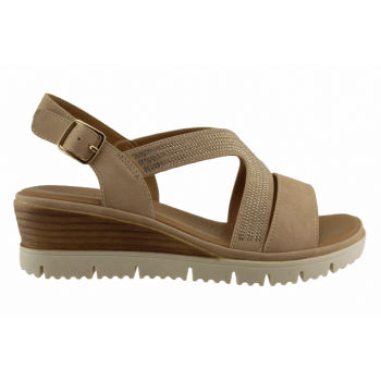 Sabino Shoes Γυναικεία Πέδιλα Πλατφόρμες Γ-45308-L3 Mπεζ