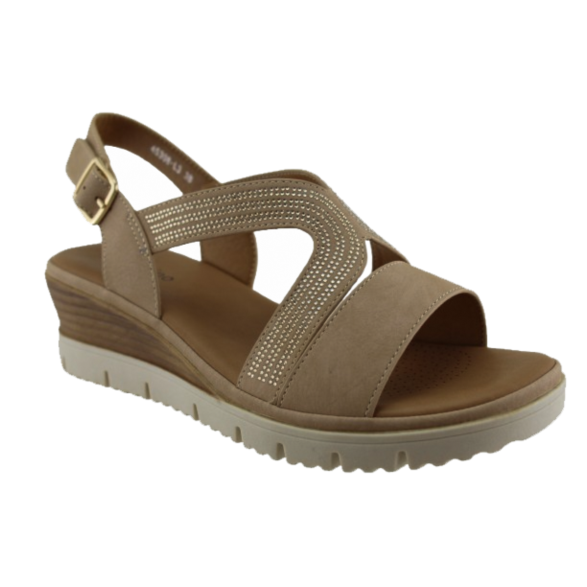 Sabino Shoes Γυναικεία Πέδιλα Πλατφόρμες Γ-45308-L3 Mπεζ