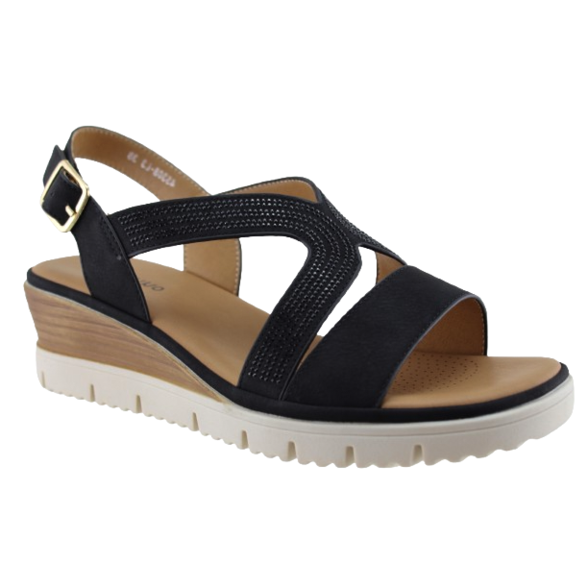 Sabino Shoes Γυναικεία Πέδιλα Πλατφόρμες Γ-45308-L3 Mαύρο