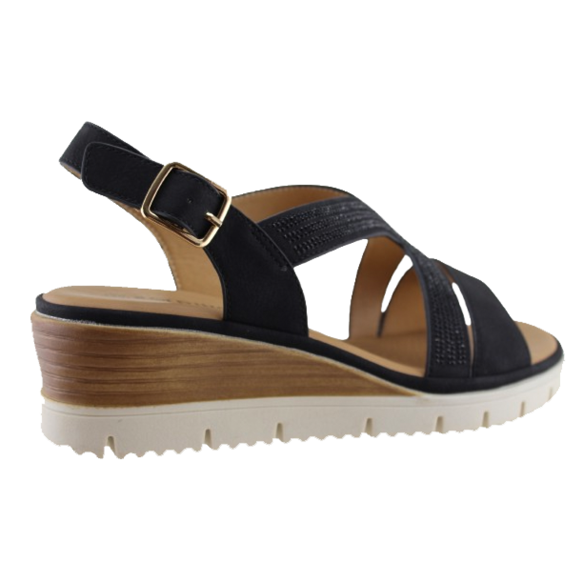Sabino Shoes Γυναικεία Πέδιλα Πλατφόρμες Γ-45308-L3 Mαύρο
