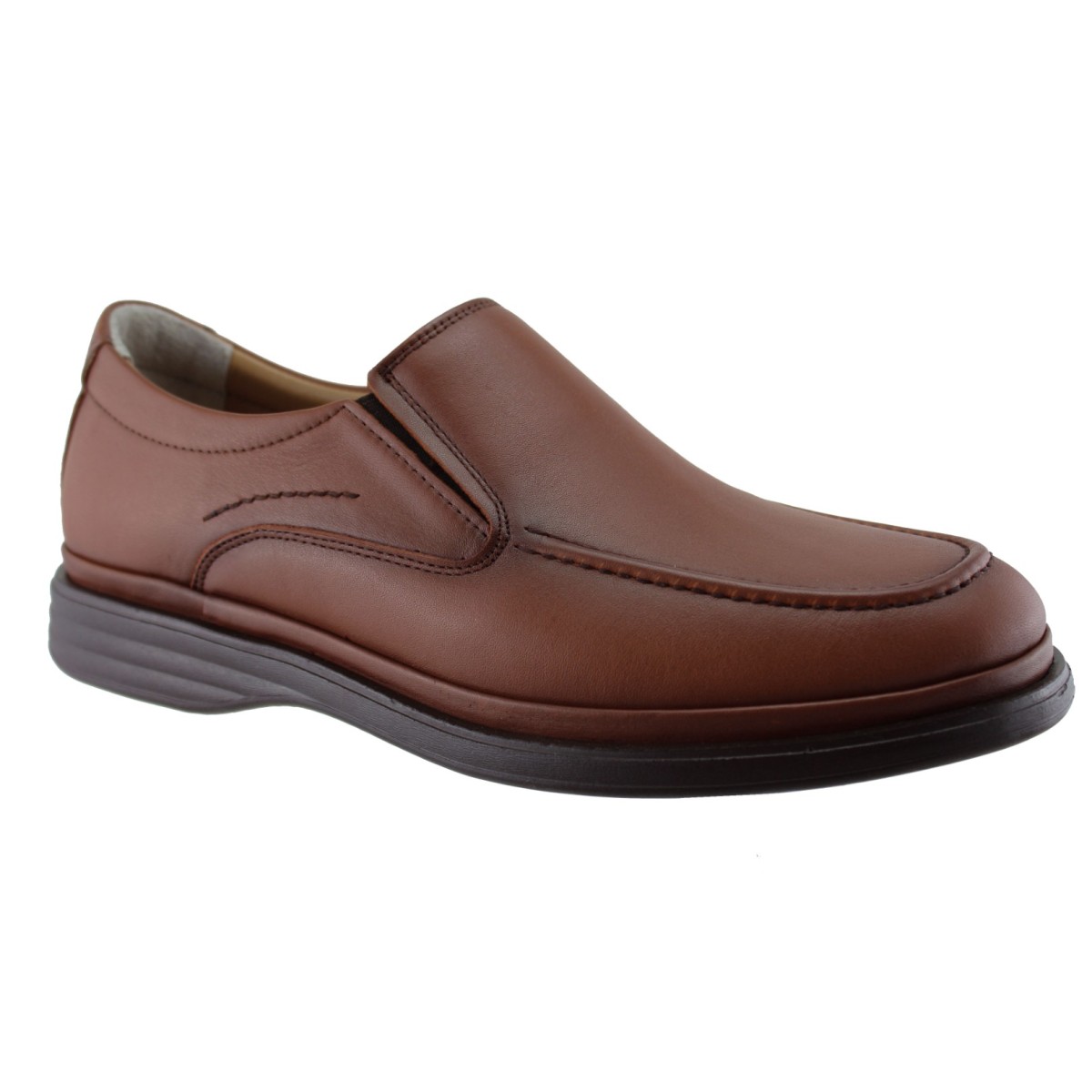 Sabino Shoes Ανδρικά Casual Δέρμα A-37254 Ταμπά Sabino Shoes Ανδρικά Casual Δέρμα A-37254 Ταμπά