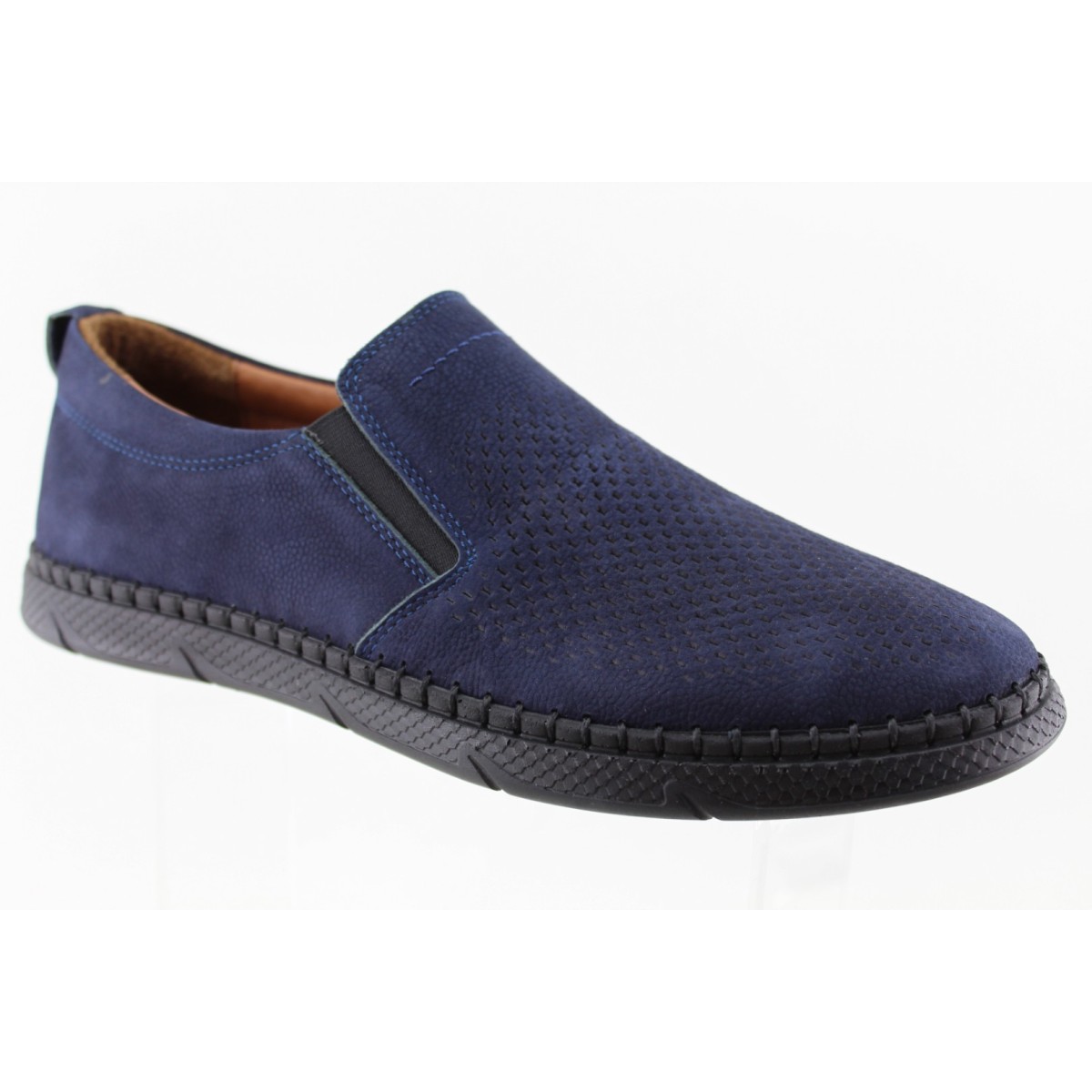 Sabino Shoes Ανδρικά Casual Δέρμα A-1822 Μπλε Suede