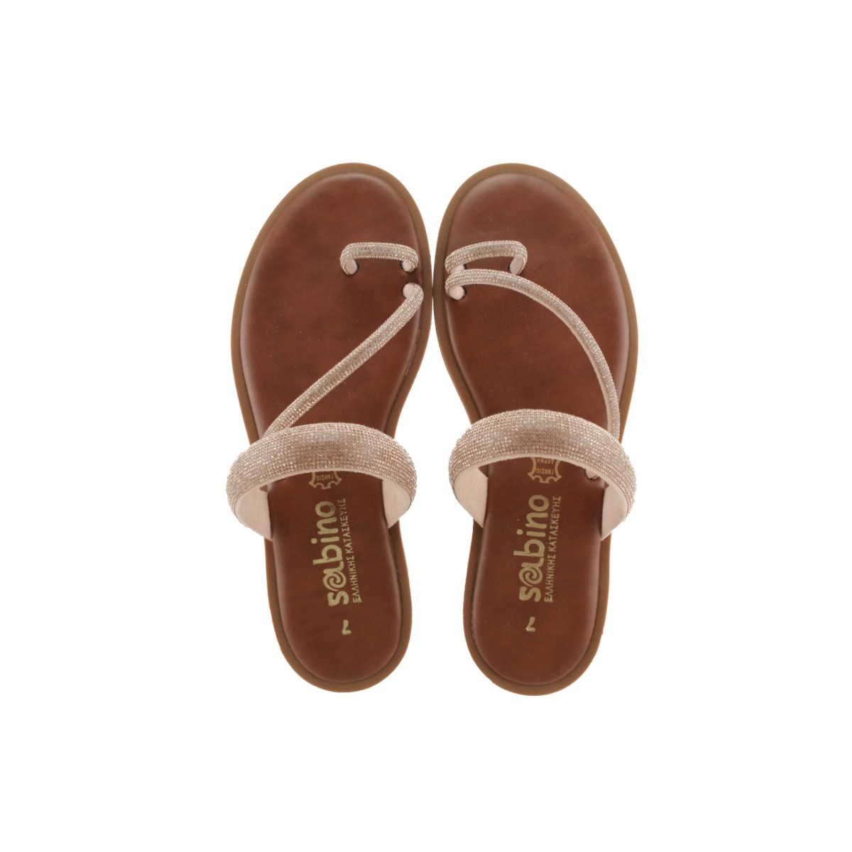Sabino Shoes Γυναικεία Σανδάλια Δέρμα Γ-3509-5 Χαλκός Sabino Shoes Γυναικεία Σανδάλια Δέρμα Γ-3509-5 Χαλκός