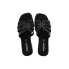 Sabino Shoes Γυναικεία Σανδάλια Δέρμα Γ-1106-01 Μαύρο