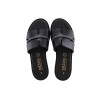 Sabino Shoes Γυναικεία Σανδάλια Δέρμα Γ-3509-10 Μαύρο