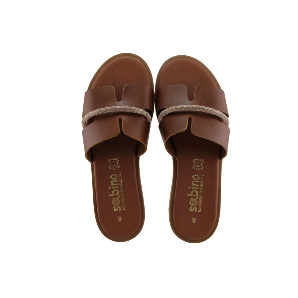 Sabino Shoes Γυναικεία Σανδάλια Δέρμα Γ-3509-10 Ταμπά Sabino Shoes Γυναικεία Σανδάλια Δέρμα Γ-3509-10 Ταμπά