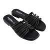 Sabino Shoes Γυναικεία Σανδάλια Δέρμα Γ-1106-01 Μαύρο