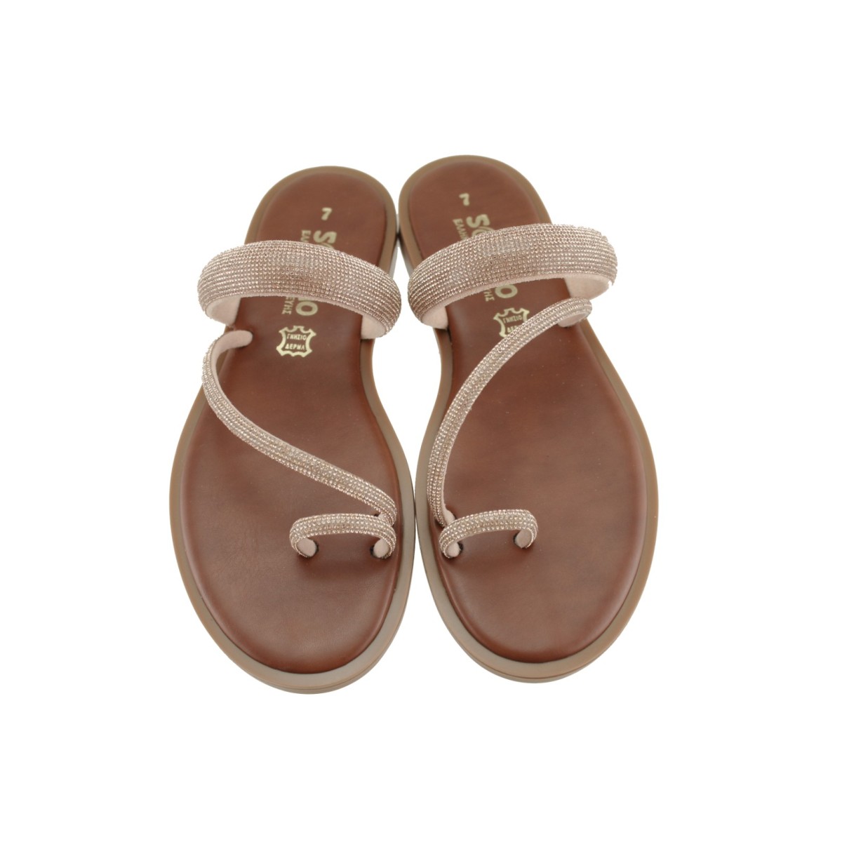 Sabino Shoes Γυναικεία Σανδάλια Δέρμα Γ-3509-5 Χαλκός Sabino Shoes Γυναικεία Σανδάλια Δέρμα Γ-3509-5 Χαλκός