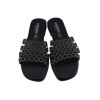 Sabino Shoes Γυναικεία Σανδάλια Δέρμα Γ-1106-02 Μαύρο