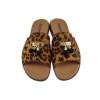 Sabino Shoes Γυναικεία Σανδάλια Δέρμα Γ-11-12 Leopard