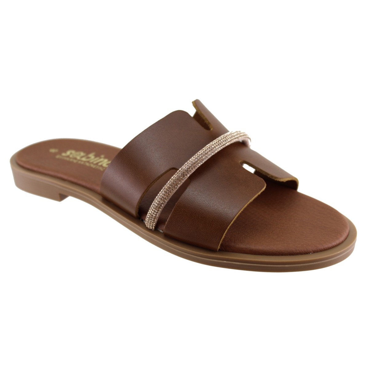 Sabino Shoes Γυναικεία Σανδάλια Δέρμα Γ-3509-10 Ταμπά Sabino Shoes Γυναικεία Σανδάλια Δέρμα Γ-3509-10 Ταμπά