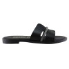 Sabino Shoes Γυναικεία Σανδάλια Δέρμα Γ-3509-10 Μαύρο
