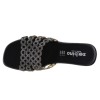 Sabino Shoes Γυναικεία Σανδάλια Δέρμα Γ-1106-02 Μαύρο