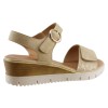 Sabino Shoes Γυναικεία Πέδιλα Πλατφόρμες Γ-45308-F11 Mπεζ