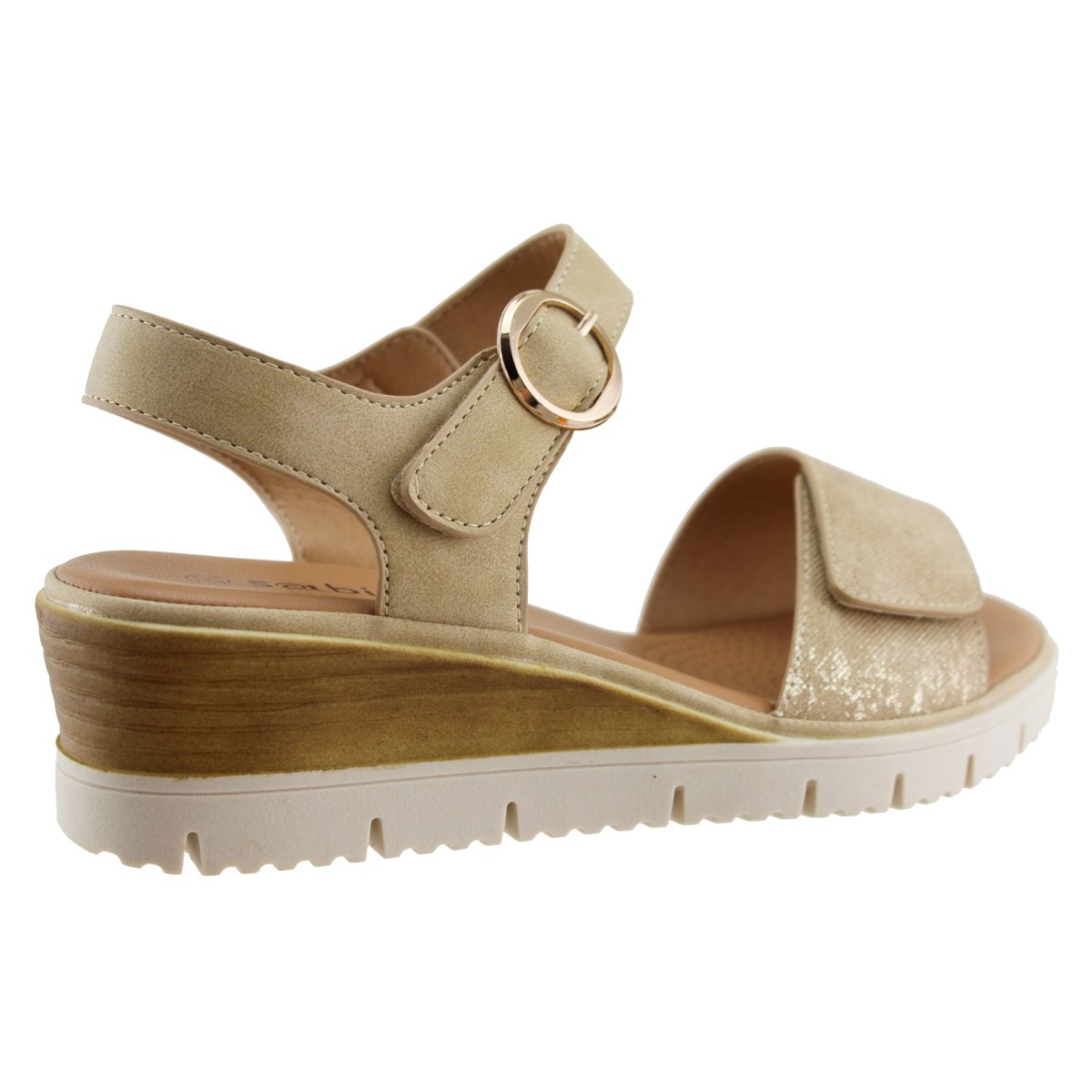 Sabino Shoes Γυναικεία Πέδιλα Πλατφόρμες Γ-45308-F11 Mπεζ