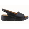 Sabino Shoes Γυναικεία Πέδιλα Δέρμα Γ-251605 Μαύρο