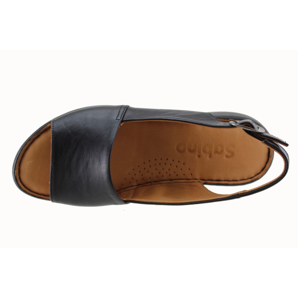 Sabino Shoes Γυναικεία Πέδιλα Δέρμα Γ-251605 Μαύρο