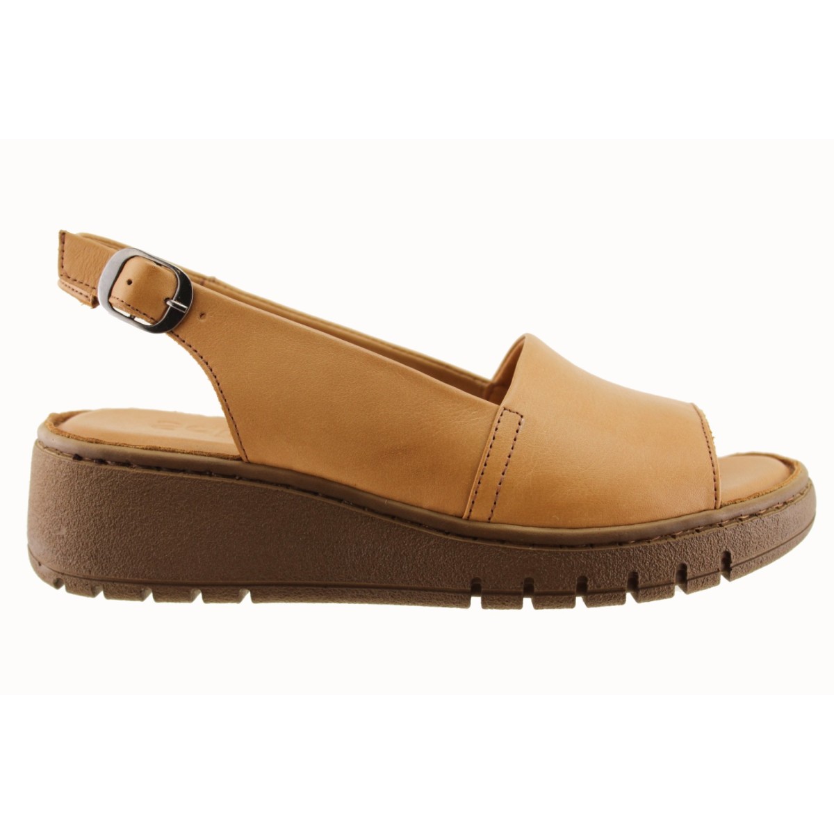Sabino Shoes Γυναικεία Πέδιλα Δέρμα Γ-251605 Ταμπά