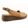 Sabino Shoes Γυναικεία Πέδιλα Δέρμα Γ-251605 Ταμπά
