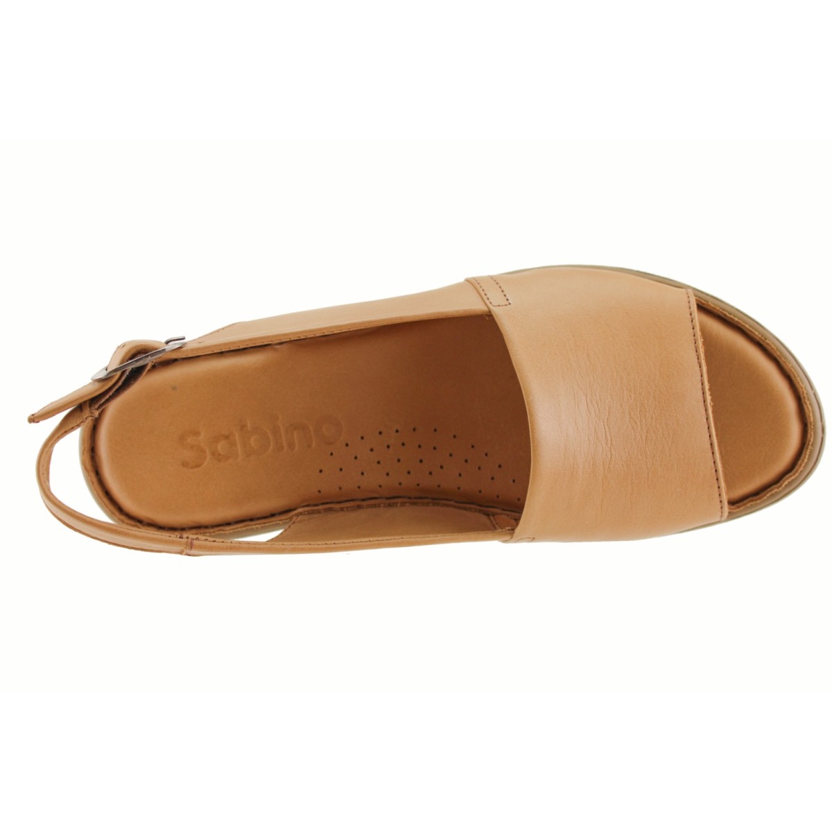 Sabino Shoes Γυναικεία Πέδιλα Δέρμα Γ-251605 Ταμπά