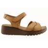 Sabino Shoes Γυναικεία Πέδιλα Δέρμα Γ-241672 Ταμπά