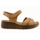 Sabino Shoes Γυναικεία Πέδιλα Δέρμα Γ-241672 Ταμπά