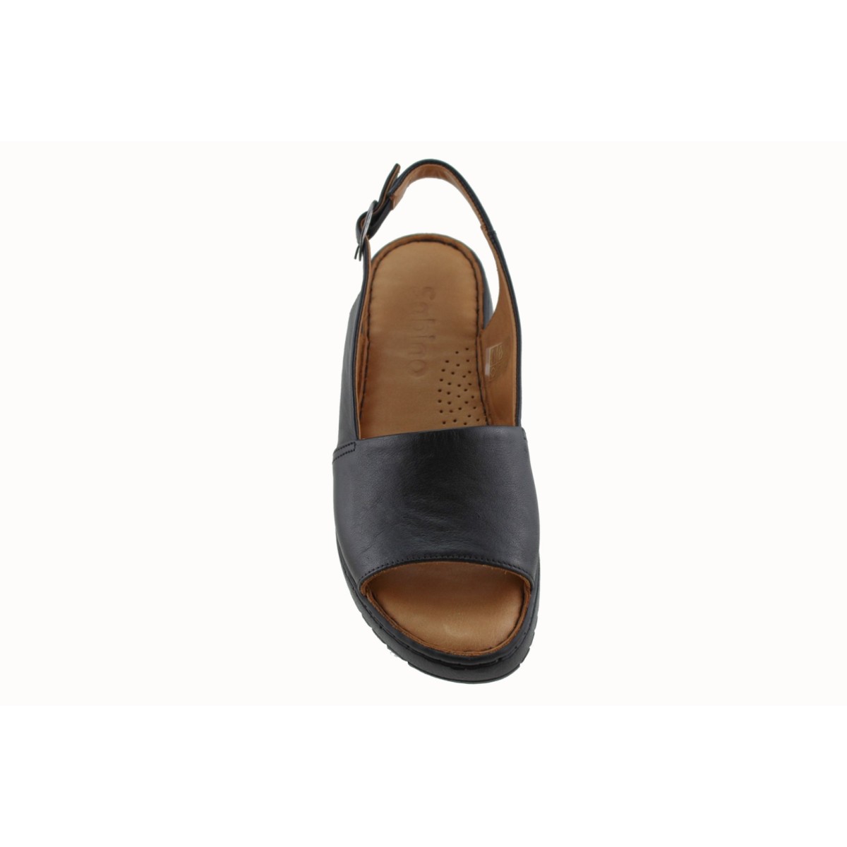 Sabino Shoes Γυναικεία Πέδιλα Δέρμα Γ-251605 Μαύρο