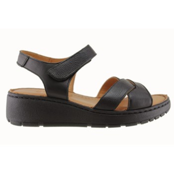 Sabino Shoes Γυναικεία Πέδιλα Δέρμα Γ-241672 Μαύρο