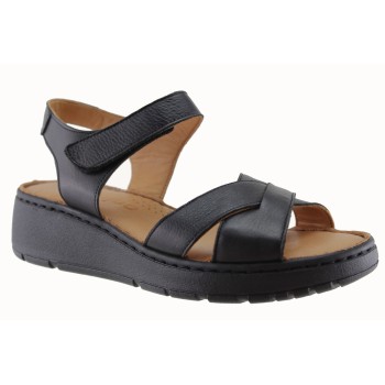 Sabino Shoes Γυναικεία Πέδιλα Δέρμα Γ-241672 Μαύρο
