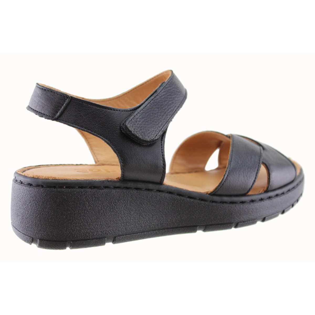 Sabino Shoes Γυναικεία Πέδιλα Δέρμα Γ-241672 Μαύρο