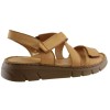 Sabino Shoes Γυναικεία Πέδιλα Flatforms Δέρμα Γ-251758 Ταμπά