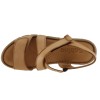 Sabino Shoes Γυναικεία Πέδιλα Flatforms Δέρμα Γ-251758 Ταμπά