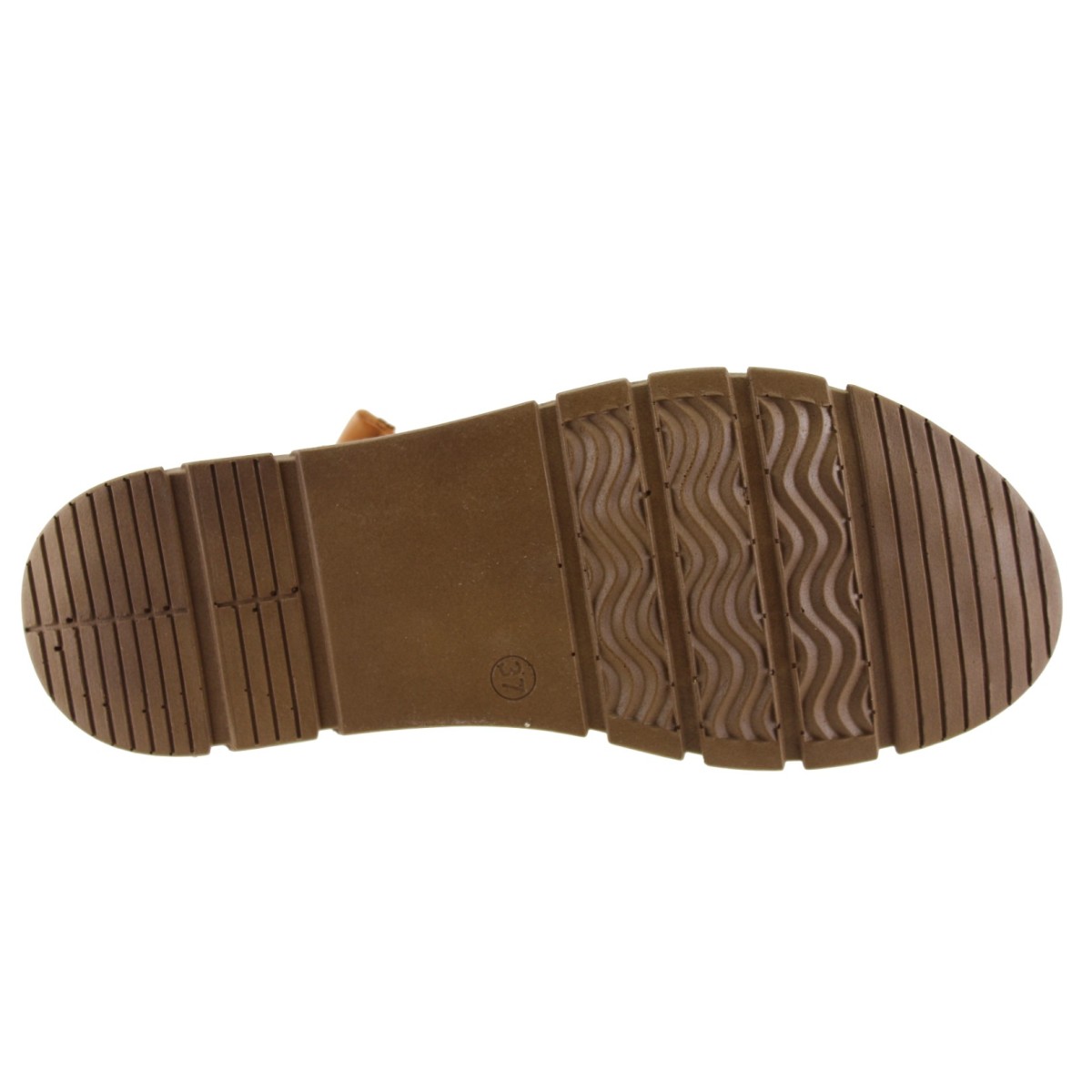 Sabino Shoes Γυναικεία Πέδιλα Flatforms Δέρμα Γ-251758 Ταμπά