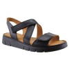 Sabino Shoes Γυναικεία Πέδιλα Flatforms Δέρμα Γ-251758 Μαύρο