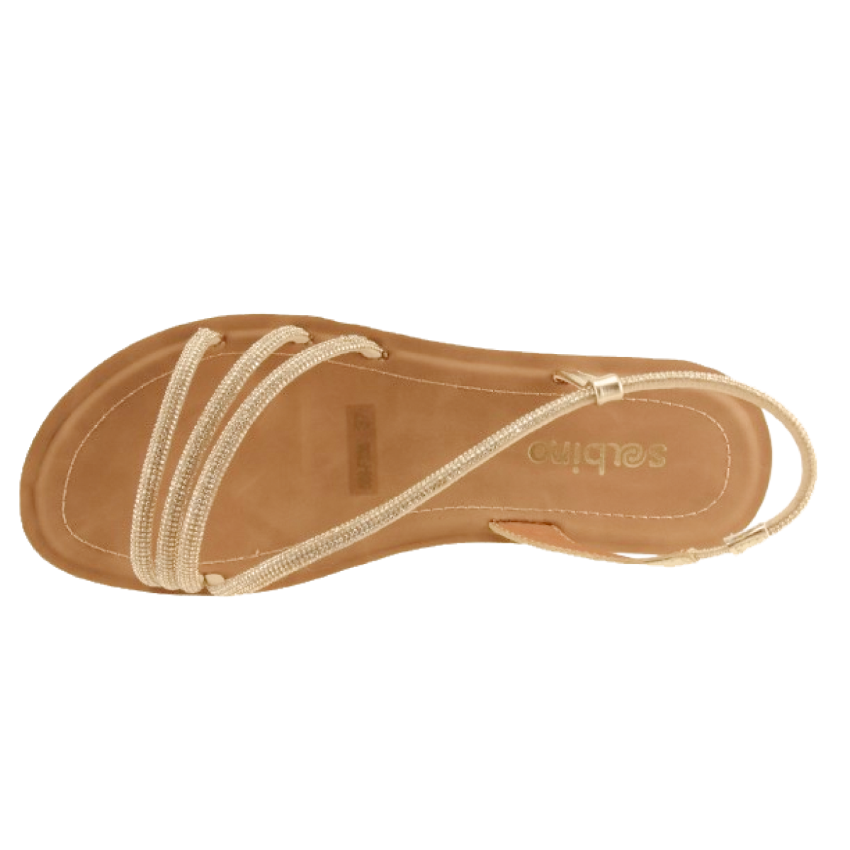 Sabino Shoes Γυναικεία Πέδιλα Γ-668-F338 Χρυσό