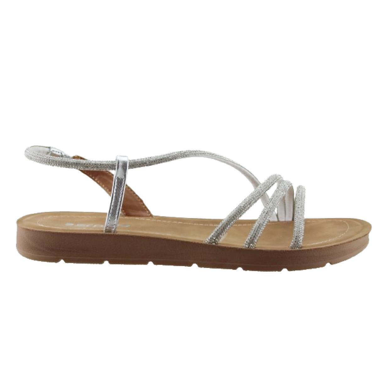 Sabino Shoes Γυναικεία Πέδιλα Γ-668-F338 Ασημί Sabino Shoes Γυναικεία Πέδιλα Γ-668-F338 Ασημί