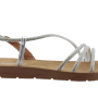  Sabino Shoes Γυναικεία Πέδιλα Γ-668-F338 Ασημί